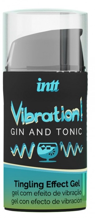 Жидкий интимный гель с эффектом вибрации Vibration! Gin   Tonic - 15 мл. - INTT - купить с доставкой в Нижнекамске