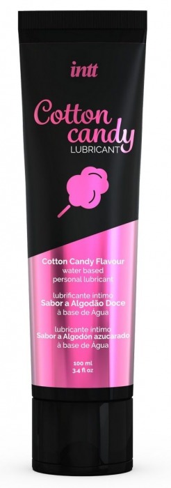 Интимный гель на водной основе Cotton Candy Lubricant - 100 мл. - INTT - купить с доставкой в Нижнекамске