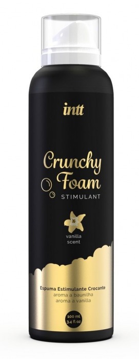 Пенка для массажа Crunchy Foam Stimulant Vanilla - 100 мл. - INTT - купить с доставкой в Нижнекамске