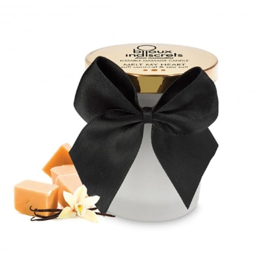 Массажная свеча Melt My Heart с ароматом карамели - 70 мл. - Bijoux Indiscrets - купить с доставкой в Нижнекамске