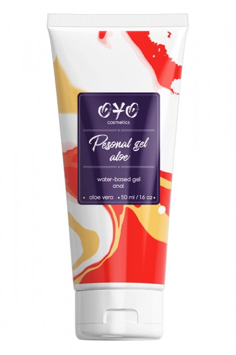 Анальная смазка на водной основе OYO Personal Gel Aloe - 50 мл. - OYO - купить с доставкой в Нижнекамске