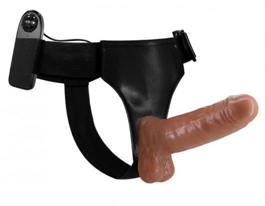 Страпон на трусиках с вибрацией Ultra Passionate Harness - 16 см. - Baile - купить с доставкой в Нижнекамске