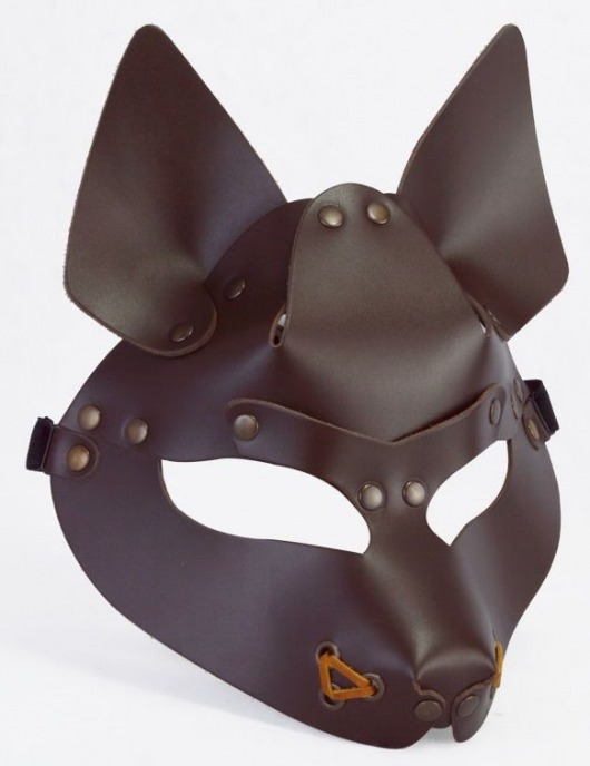 Коричневая маска Wolf - Sitabella - купить с доставкой в Нижнекамске