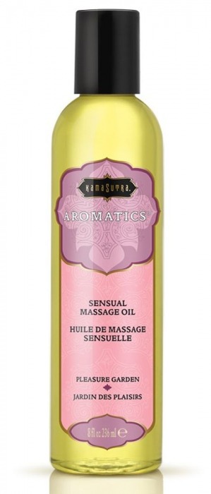 Массажное масло с цветочным ароматом Pleasure Garden - 236 мл. - Kama Sutra - купить с доставкой в Нижнекамске