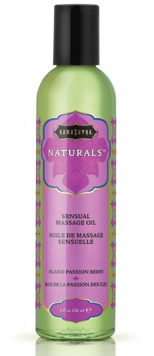 Массажное масло Naturals Island Passion Berry с ароматом тропических фруктов - 236 мл. - Kama Sutra - купить с доставкой в Нижнекамске