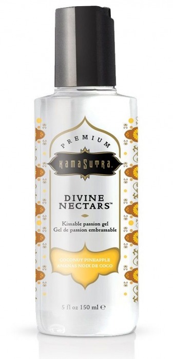 Гель-лубрикант на водной основе Divine Nectars Vanilla с ароматом ванили - 150 мл. - Kama Sutra - купить с доставкой в Нижнекамске