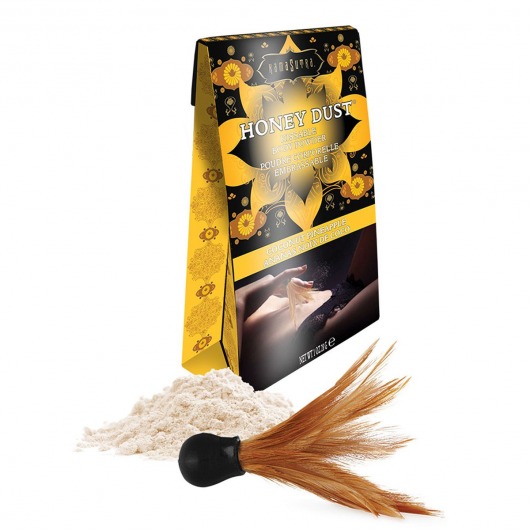 Пудра для тела Honey Dust Body Powder с ароматом кокоса и ананаса - 28 гр. - Kama Sutra - купить с доставкой в Нижнекамске