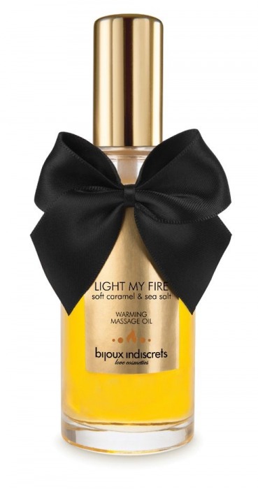 Массажное масло Light My Fire с ароматом карамели - 100 мл. - Bijoux Indiscrets - купить с доставкой в Нижнекамске