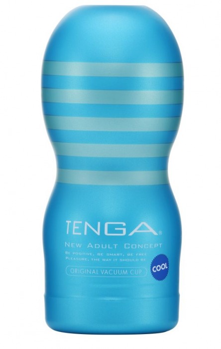 Мастурбатор с охлаждающей смазкой TENGA Original Vacuum Cup Cool - Tenga - в Нижнекамске купить с доставкой