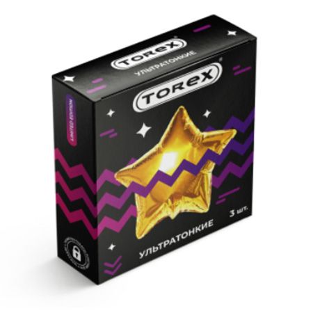 Презервативы Torex Party  Ультратонкие  - 3 шт. - Torex - купить с доставкой в Нижнекамске
