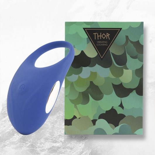 Синее кольцо с вибрацией Thor Cockring - FeelzToys - в Нижнекамске купить с доставкой