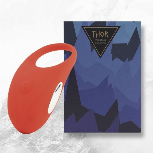 Красное кольцо с вибрацией Thor Cockring - FeelzToys - в Нижнекамске купить с доставкой