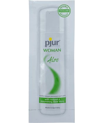 Лубрикант на водной основе pjur WOMAN Aloe - 2 мл. - Pjur - купить с доставкой в Нижнекамске