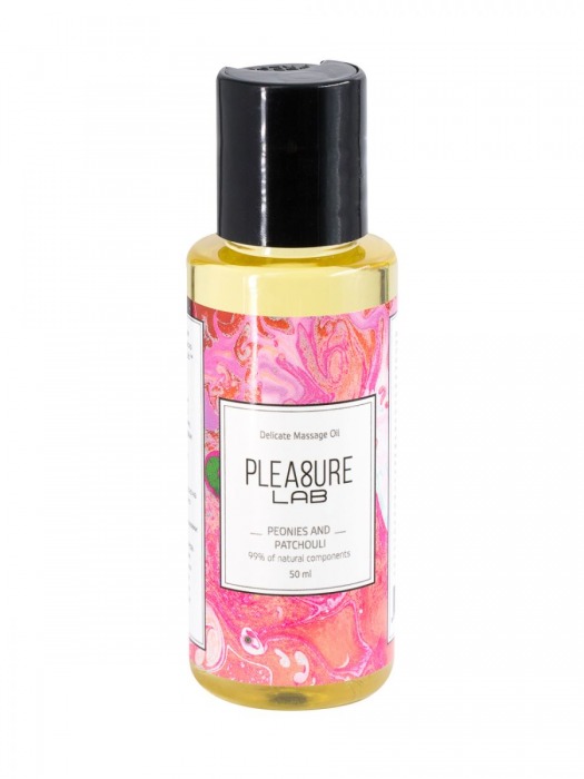 Массажное масло Pleasure Lab Delicate с ароматом пиона и пачули - 50 мл. - Pleasure Lab - купить с доставкой в Нижнекамске