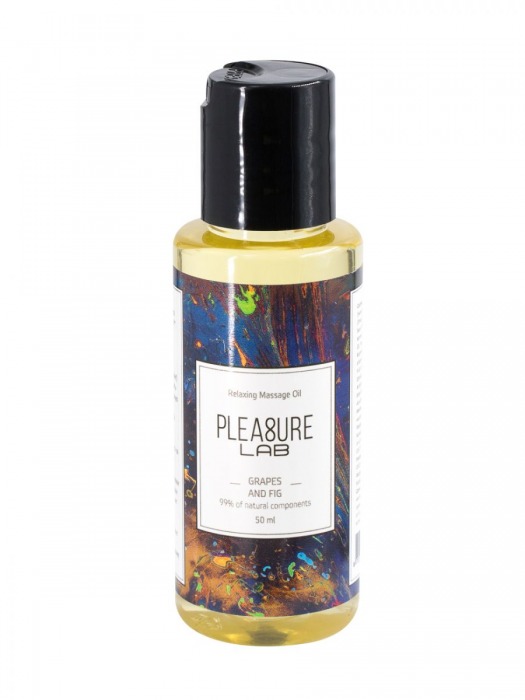 Массажное масло Pleasure Lab Relaxing с ароматом винограда и инжира - 50 мл. - Pleasure Lab - купить с доставкой в Нижнекамске