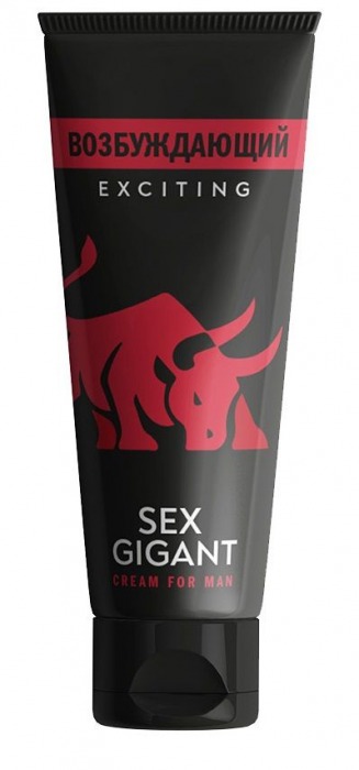 Возбуждающий крем для мужчин Sex Gigant - 80 мл. - Миагра - купить с доставкой в Нижнекамске