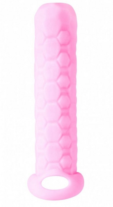 Розовый фаллоудлинитель Homme Long - 13,5 см. - Lola Games - в Нижнекамске купить с доставкой