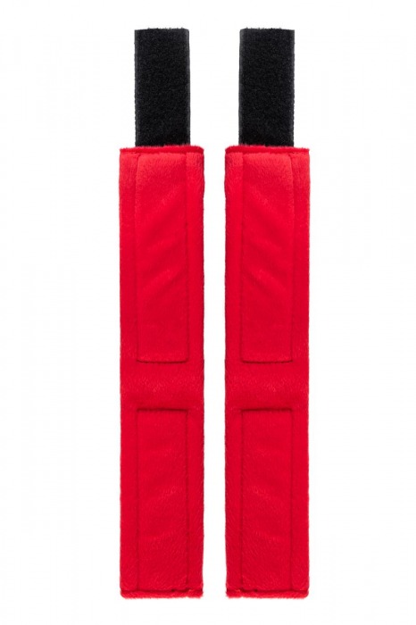 Красно-черные велюровые оковы Anonymo - ToyFa - купить с доставкой в Нижнекамске