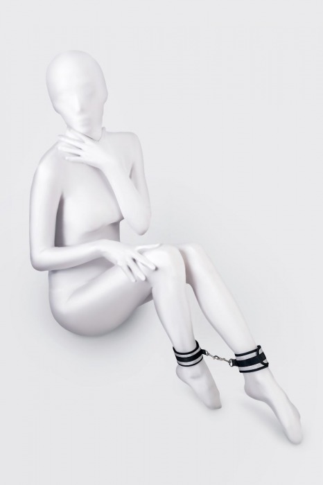 Серебристо-черные оковы Anonymo - ToyFa - купить с доставкой в Нижнекамске