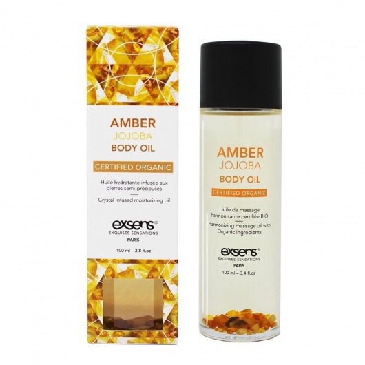 Органическое массажное масло AMBER JOJOBA - 100 мл. - Exsens - купить с доставкой в Нижнекамске