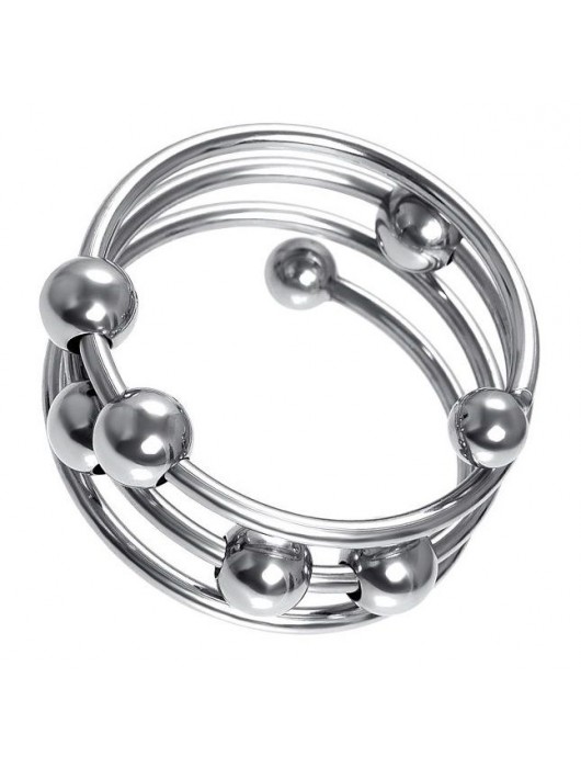 Большое металлическое кольцо под головку пениса - ToyFa - купить с доставкой в Нижнекамске