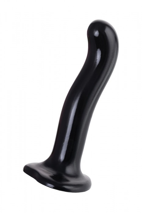 Черный стимулятор для пар P G-Spot Dildo Size L - 19 см. - Strap-on-me - в Нижнекамске купить с доставкой