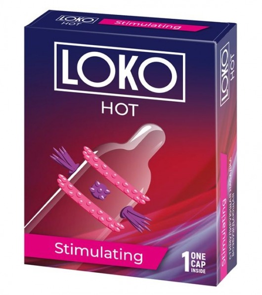 Стимулирующая насадка на пенис LOKO HOT с возбуждающим эффектом - Sitabella - в Нижнекамске купить с доставкой