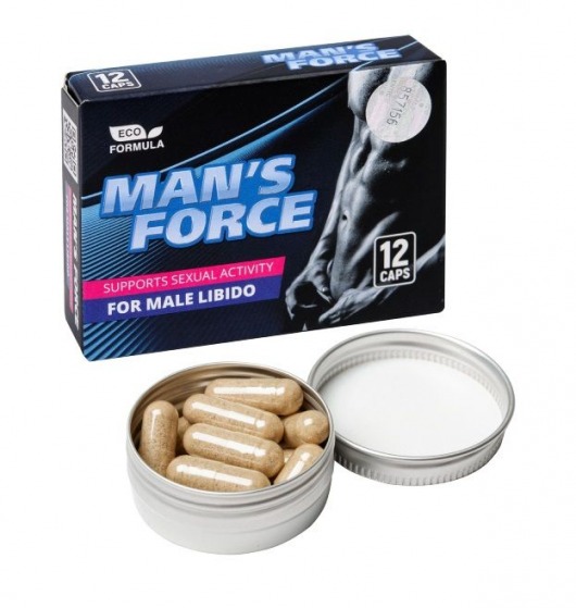 Пищевой концентрат для мужчин MANS FORCE  - 12 капсул - Sitabella - купить с доставкой в Нижнекамске