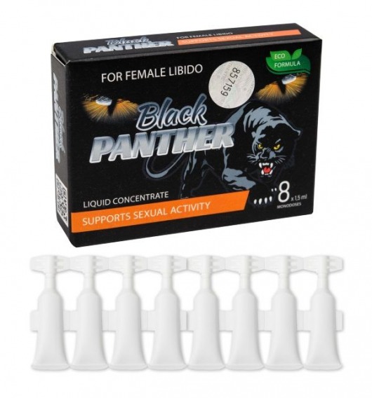 Пищевой концентрат для женщин BLACK PANTER - 8 монодоз (по 1,5 мл.) - Sitabella - купить с доставкой в Нижнекамске