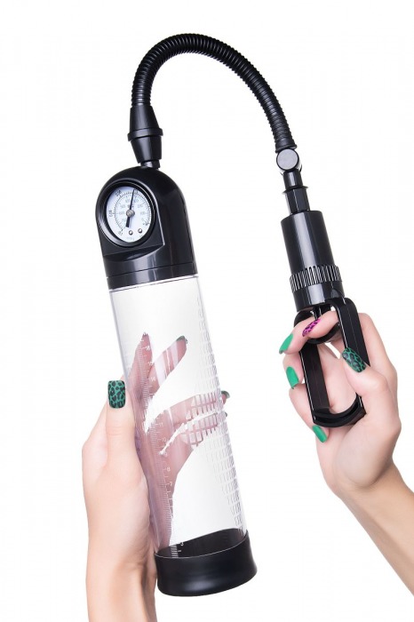 Прозрачная механическая помпа Helmer с манометром - Sexus - в Нижнекамске купить с доставкой