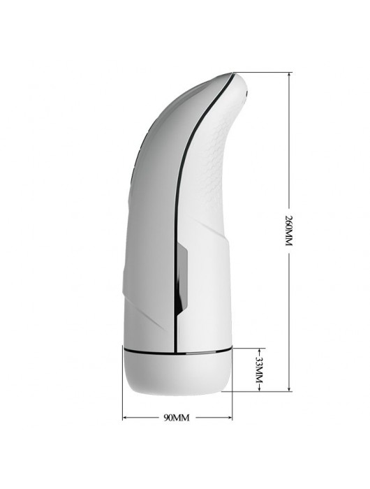 Вибромастурбатор Marissa с функцией нагрева и подвижным язычком - Baile - в Нижнекамске купить с доставкой