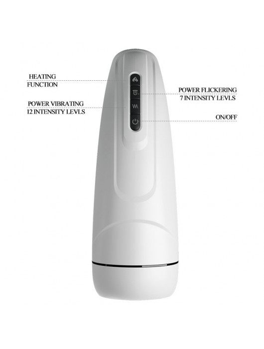 Вибромастурбатор Marissa с функцией нагрева и подвижным язычком - Baile - в Нижнекамске купить с доставкой