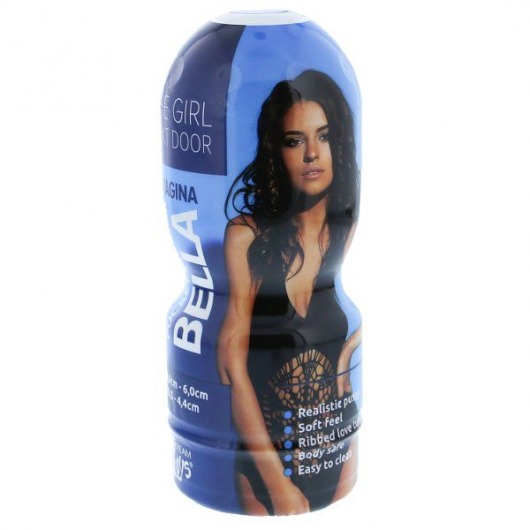 Телесный мастурбатор-вагина в тубе Bella - Dream Toys - в Нижнекамске купить с доставкой