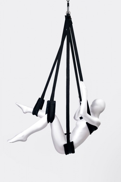 Черные секс-качели Anonymo №0503 - ToyFa - купить с доставкой в Нижнекамске