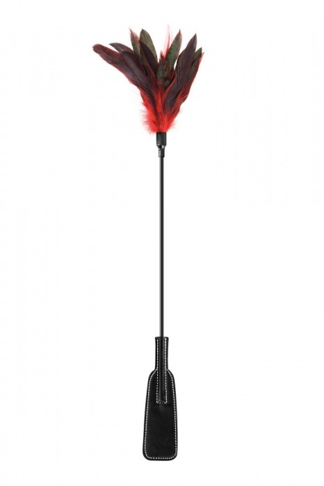 Стек-щекоталка Sweet Caress Feather Whip - 58 см. - Sweet Caress - купить с доставкой в Нижнекамске