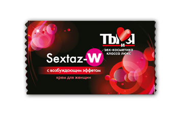 Возбуждающий крем для женщин Sextaz-W в одноразовой упаковке - 1,5 гр. - Биоритм - купить с доставкой в Нижнекамске