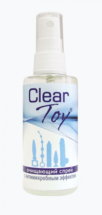 Очищающий спрей Clear Toy с антимикробным эффектом - 100 мл. - Биоритм - купить с доставкой в Нижнекамске