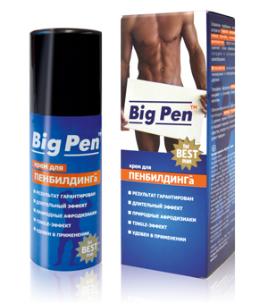 Крем Big Pen для увеличения полового члена - 20 гр. - Биоритм - в Нижнекамске купить с доставкой