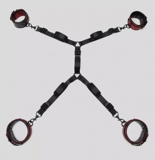 Изысканный набор фиксаций на кровати Reversible Under Mattress Restraint Set - Fifty Shades of Grey - купить с доставкой в Нижнекамске