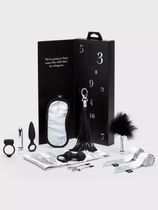Эротический набор Pleasure Overload 10 Days of Play Gift Set - Fifty Shades of Grey - купить с доставкой в Нижнекамске