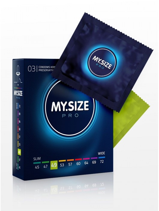 Презервативы MY.SIZE размер 49 - 3 шт. - My.Size - купить с доставкой в Нижнекамске