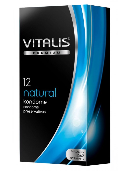 Классические презервативы VITALIS PREMIUM natural - 12 шт. - Vitalis - купить с доставкой в Нижнекамске