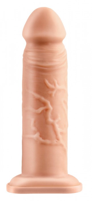 Телесный реалистичный фаллоимитатор с полостью Silicone Hollow Extension - 20 см. - Pipedream - купить с доставкой в Нижнекамске
