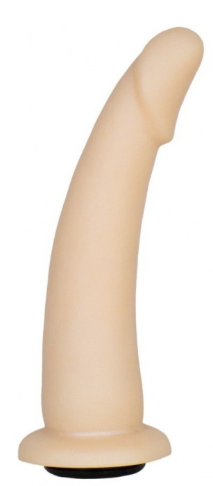 Телесная гладкая насадка-фаллоимитатор Harness - 17 см. - LOVETOY (А-Полимер) - купить с доставкой в Нижнекамске