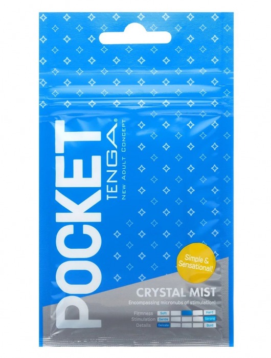 Карманный мастурбатор Crystal Mist - Tenga - в Нижнекамске купить с доставкой