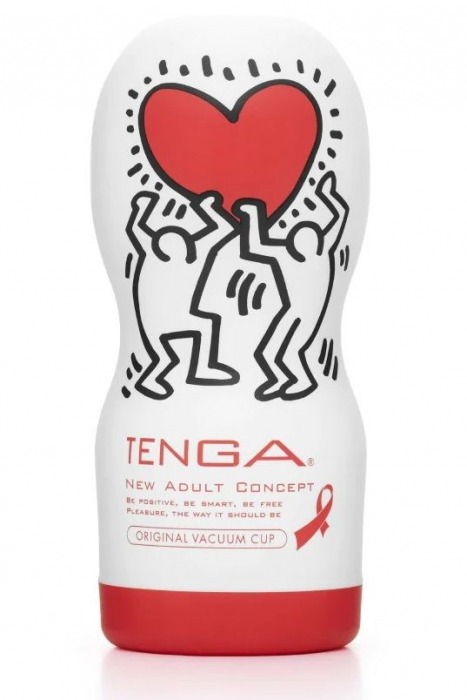 Мастурбатор Keith Haring Cup Deep Throat - Tenga - в Нижнекамске купить с доставкой