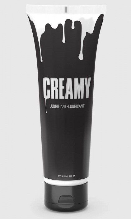 Смазка на водной основе Creamy с консистенцией спермы - 250 мл. - Strap-on-me - купить с доставкой в Нижнекамске