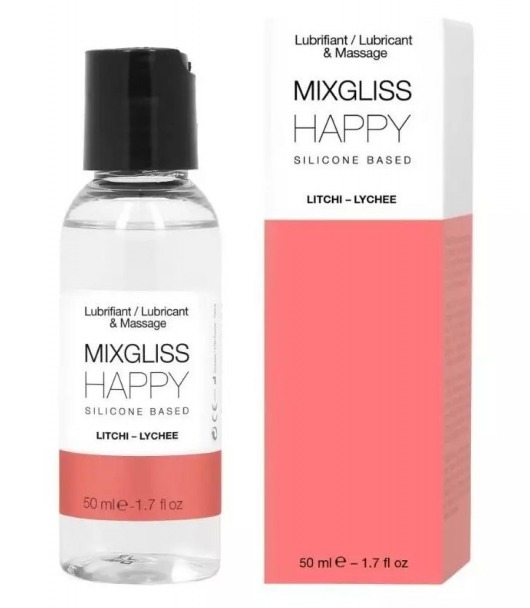 Смазка на силиконовой основе Mixgliss Happy - 50 мл. - Mixgliss - купить с доставкой в Нижнекамске