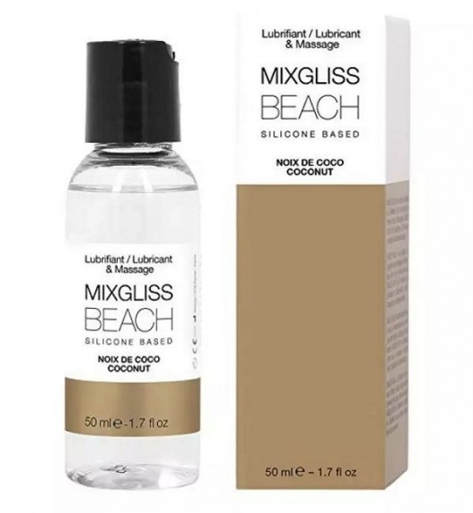 Смазка на силиконовой основе Mixgliss Beach - 50 мл. - Mixgliss - купить с доставкой в Нижнекамске