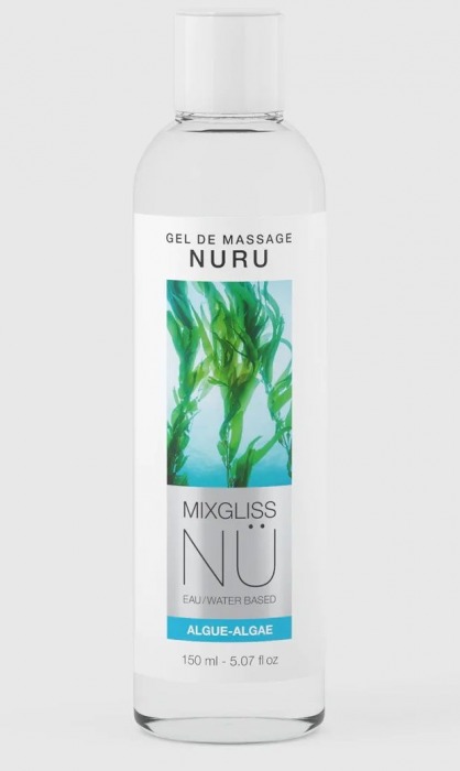 Массажный гель на водной основе Mixgliss NU Algae - 150 мл. - Strap-on-me - купить с доставкой в Нижнекамске